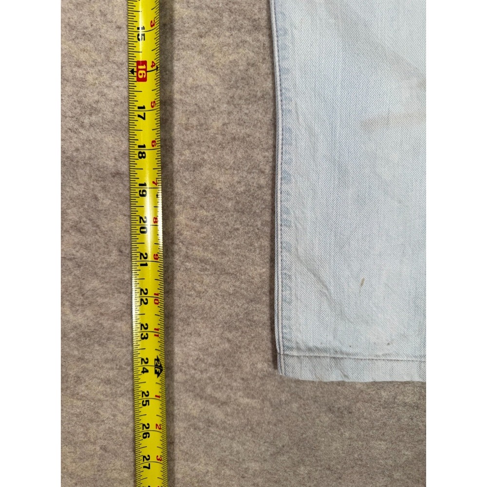 Vintage Levis 501 Original Jeans Men 38x34 Blue Denim Cotton Button Fly Straight - Picture 15 of 16